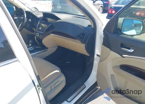 2014 Acura Mdx Technology Package z USA, uszkodzony, nr VIN 5FRYD3H49EB011795